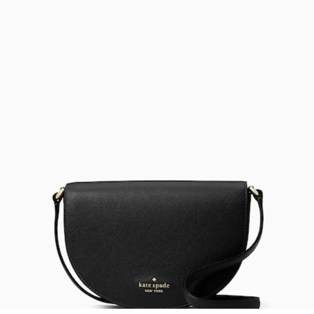 Kate Spade Luna Crescent Crossbody Black